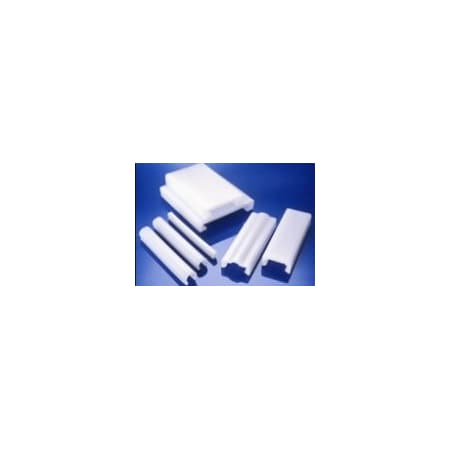 Professional Plastics Natural UHMW Snap-ON Rail EPP-702, Tivar UHMW EPP-702, 10 FT PUHMWPROFILE-EPP-702-10